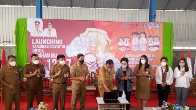 title Sulut Canangkan Vaksinasi Covid-19 Usia 12-17 Tahun, Serentak di 15 Kabupaten dan Kota Sulut Canangkan Vaksinasi Covid-19 Usia 12-17 Tahun, Serentak di 15 Kabupaten dan Kota