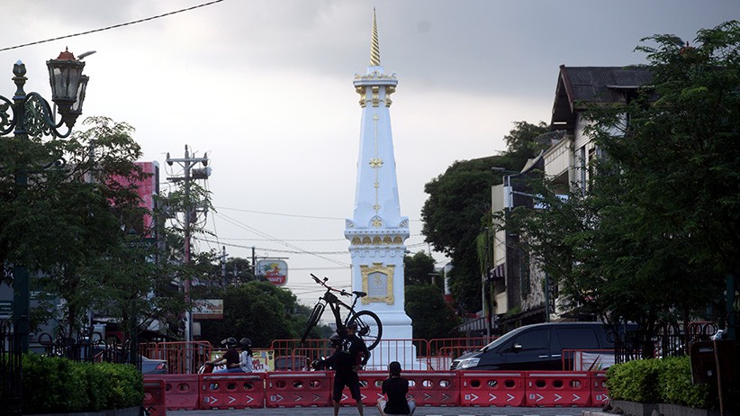 PPKM Darurat, Sejumlah Ruas Jalan Kota Yogyakarta Ditutup - Bagian 2