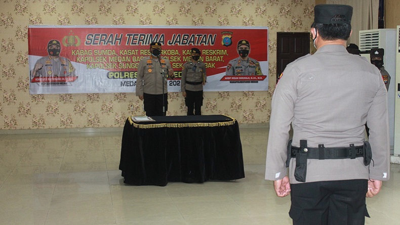 7 Perwira Menengah Polri di Polrestabes Medan Dibebastugaskan, Ini Alasannya