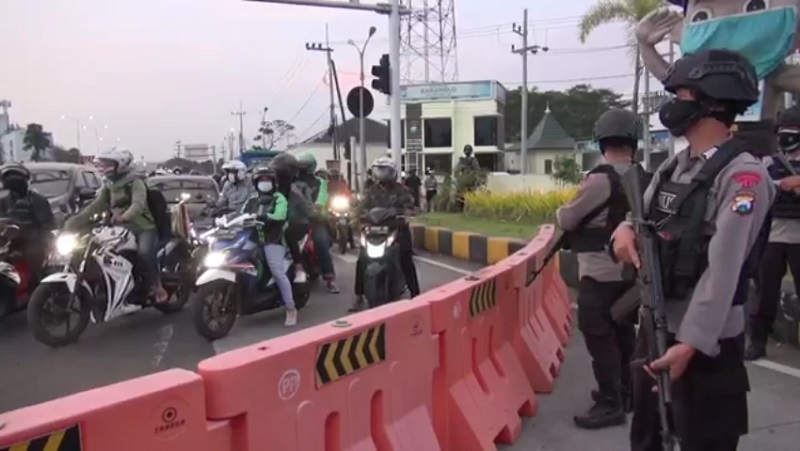 Akses Masuk Kota Malang Ditutup, Lalu Lintas Macet hingga 5 Kilometer 