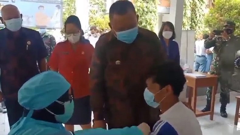 Pemkab Jembrana Akselerasi Vaksinasi Massal Anak Usia 12-18 Tahun