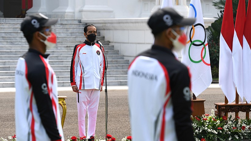 Presiden Jokowi Lepas 28 Atlet yang Ikut Olimpiade Tokyo - Bagian 3