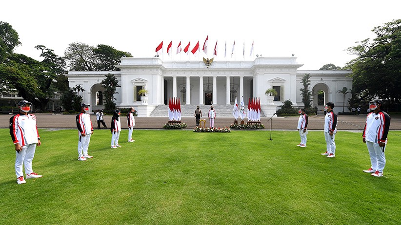 Presiden Jokowi Lepas 28 Atlet yang Ikut Olimpiade Tokyo - Bagian 1