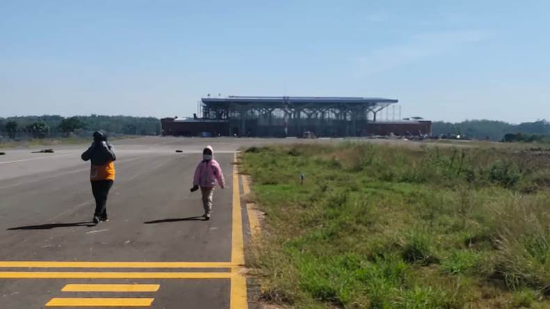 Pembangunan Gedung Terminal Penumpang Bandara Ngloram Capai 90 Persen 