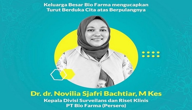 title Innalillahi, Kepala Uji Klinis Vaksin Sinovac Dokter Novilia Meninggal Dunia Innalillahi, Kepala Uji Klinis Vaksin Sinovac Dokter Novilia Meninggal Dunia