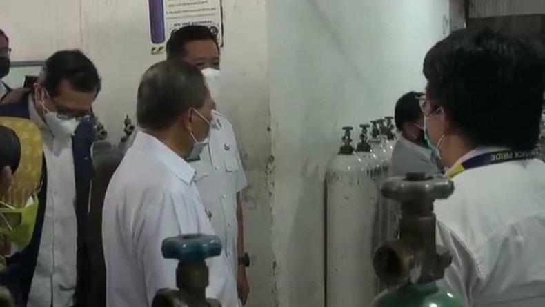 Pastikan Suplai ke RS Rujukan Covid-19 Aman, Wali Kota Bandung Sidak Distributor Oksigen