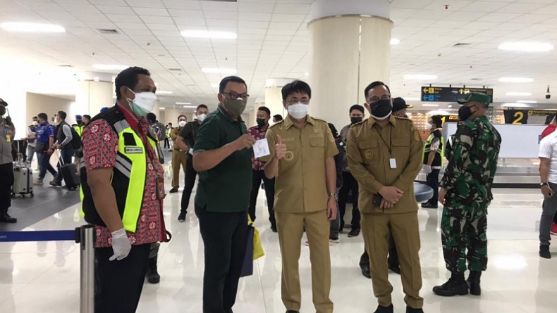 47 Orang Positif Covid-19, Wali Kota Manado Cek Penerapan PPKM Bandara Sam Ratulangi
