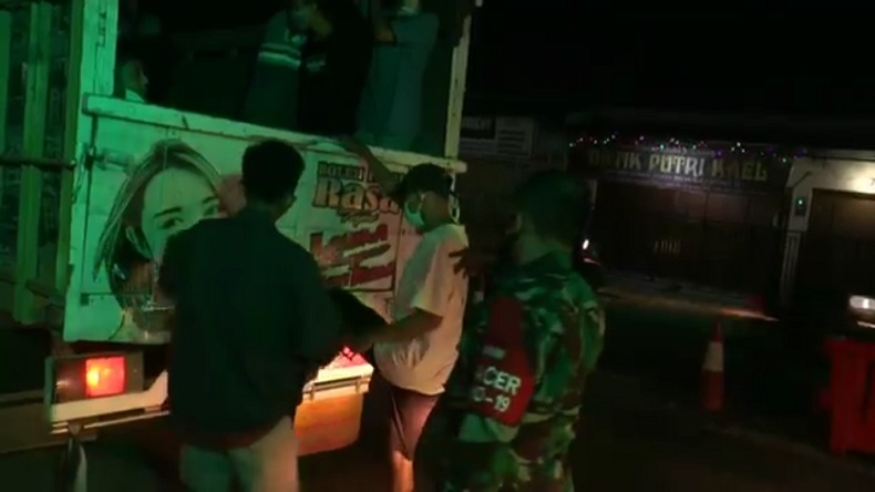 Langgar PPKM Darurat, Puluhan Warga Pekalongan Diangkut Kodim