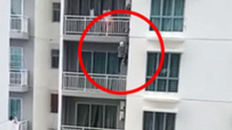 Maling Apes, Nekat Panjat Lantai 18 Apartemen Malah Ditangkap Damkar 