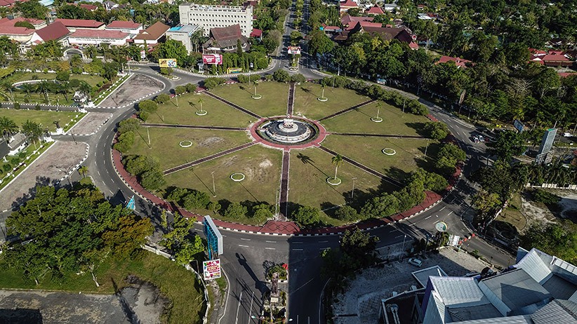 PPKM Mikro, Pusat Kota Palangkaraya Ditutup - Bagian 2