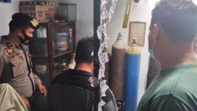 Padangsidimpuan Gempar, Lokasi Diduga Pengoplos Tabung Oksigen Digerebek Polisi