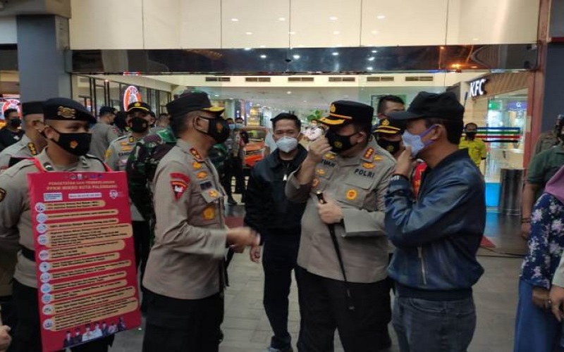 Pengetatan PPKM, Mal dan Restoran di Palembang Wajib Tutup Pukul 17.00 WIB