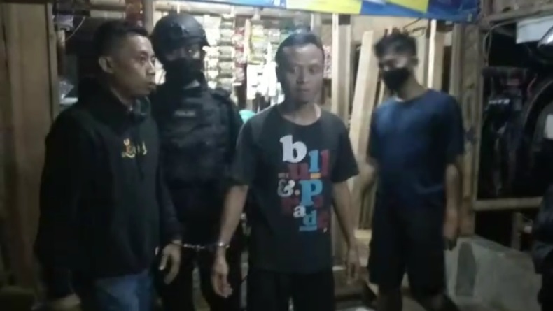 Tim Maung Galunggung Tangkap Pengedar Tembakau Gorila di Cibeureum Tasikmalaya