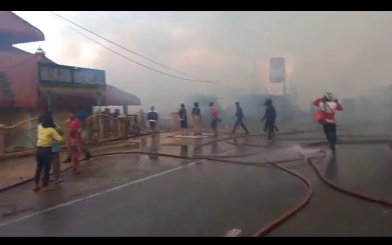Kebakaran Hebat di Ogan Ilir, Puluhan Rumah Dilahap Si Jago Merah