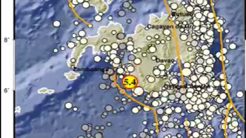 Gempa Magnitudo 5,4 Guncang Kepulauan Sangihe Sulut, Kedalaman 10 Kilometer 