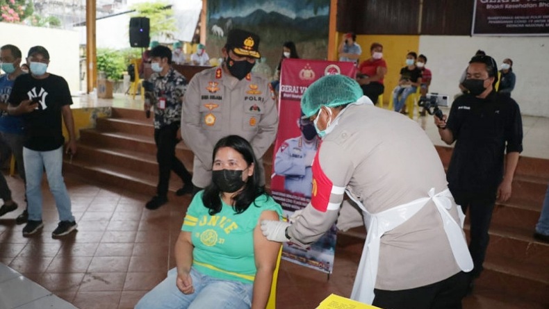 Polda Sulut Perluas Capaian Vaksinasi Covid-19