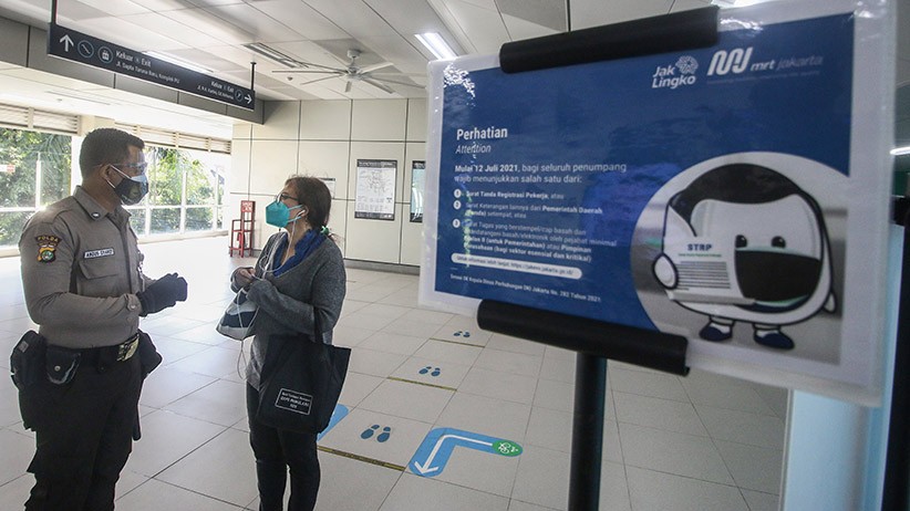 Naik MRT Jakarta, Pekerja Wajib Bawa STRP - Bagian 2