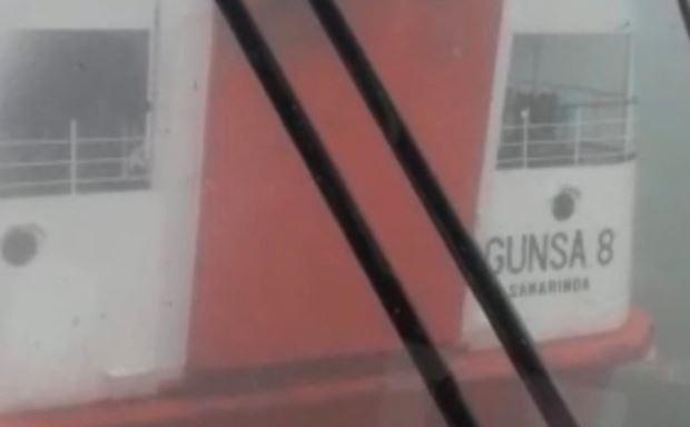 Kapal Ferry Gunsa 8 Terbakar di Perairan Sungsang Banyuasin, 86 Penumpang Selamat