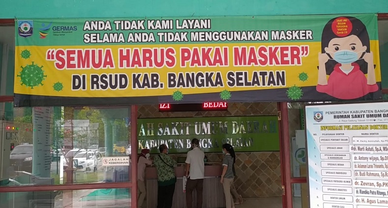 Stok Oksigen dan Obat Covid-19 di RSUD Bangka Selatan Mencukupi
