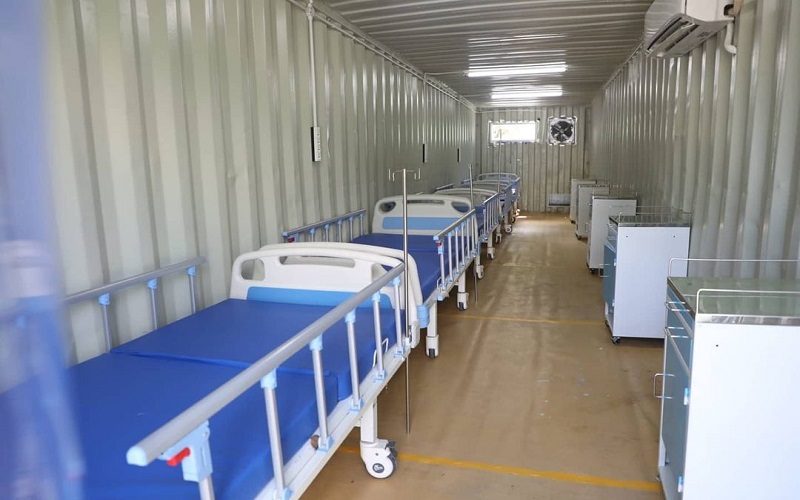 RSUD Dr Soetomo Ubah Kontainer Jadi Ruang Rawat Pasien Covid-19, Ini Penampakannya