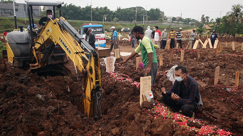 40 Jenazah Dimakamkan Tiap Hari, TPU Khusus Covid-19 di Tangsel Penuh - Bagian 3
