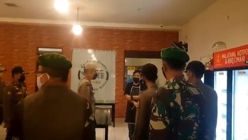 Nongkrong di Kafe, Kepala Dinkes Malut Kena Razia PPKM Satgas Covid-19 Ternate