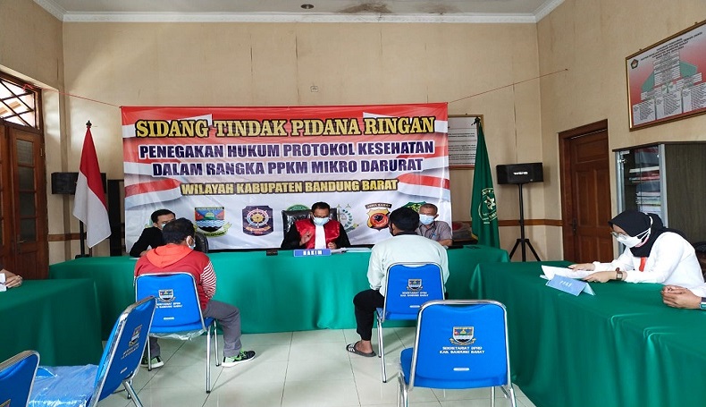 Jam Operasional PPKM Darurat Tidak Digubris, 26 Pelaku Usaha di KBB Didenda