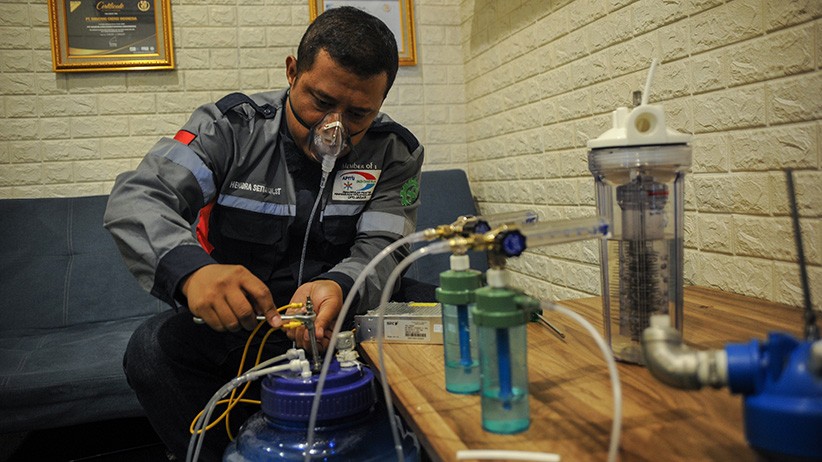 Praktisi Tata Udara Asal Cimahi Ciptakan Alat Penghasil Oksigen - Bagian 1