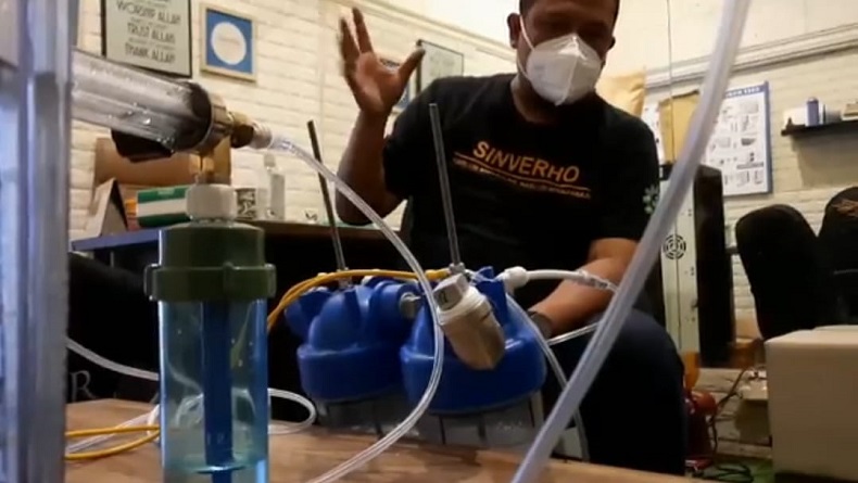 Pria Cimahi Ciptakan Alat Penghasil Oksigen, Wujud Empati kepada Pasien Covid-19
