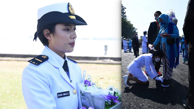  Ini Sosok Letda Laut Salma Amalia, Taruni AAL dengan Segudang Prestasi