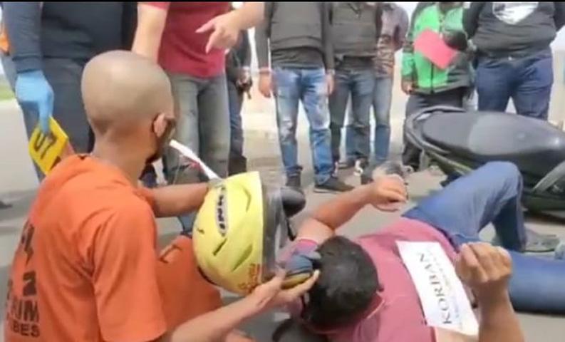 Rekonstruksi Pembunuhan Sopir Ojol di Brebes, Pelaku Peragakan 24 Adegan