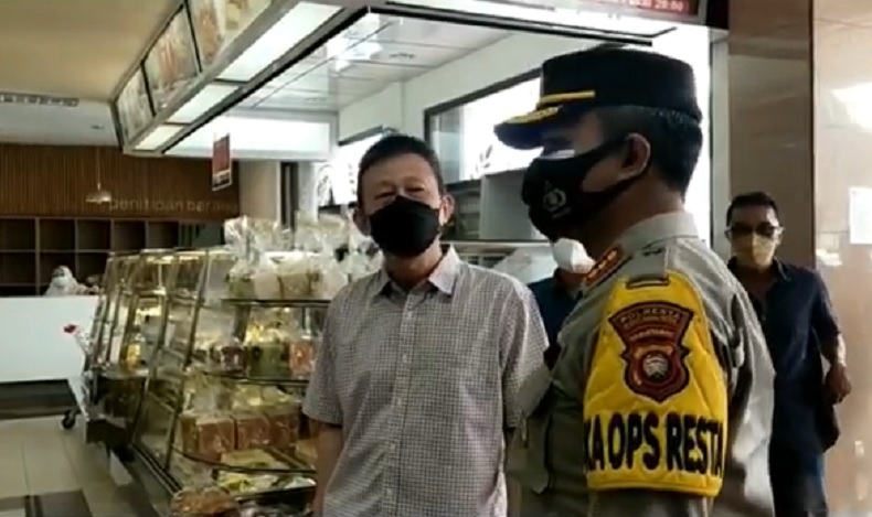 Hari Ketiga PPKM Darurat, Kapolresta Pontianak Sidak Tempat Usaha