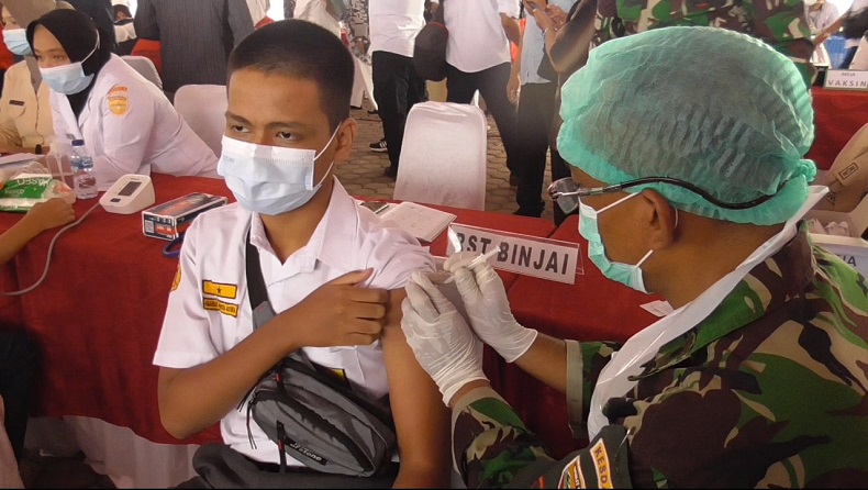 Kerja Sama dengan BIN, Pemprov Sumut Inisiasi Vaksinasi ke Pelajar
