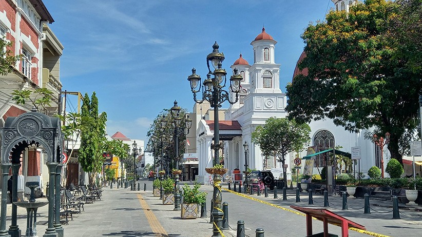 Penampakan Semarang Bak Kota Mati saat PPKM Darurat - Bagian 1