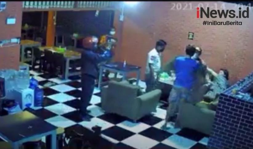 Berbohong Hamil, Suami Istri Pemilik Kafe yang Viral Dipukul Satpol PP Gowa Ditahan