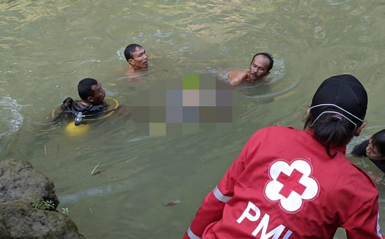 2 Remaja Tenggelam Terseret Arus Sungai Gung Tegal, 1 Tewas