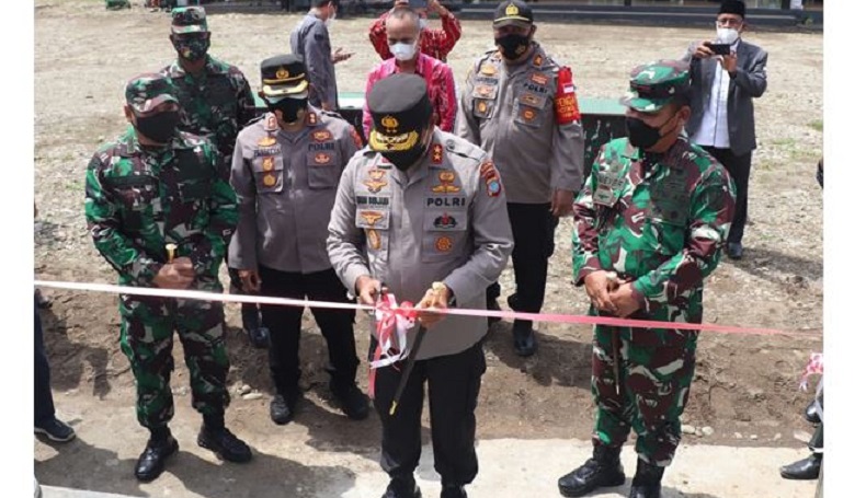 Kompak, Kapolda Sulut dan Danrem Santiago Resmikan Lapangan Tembak Darmawangsa