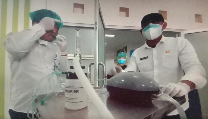 Dokter di Cianjur Sulap Aerator Akuarium Jadi Penghasil Oksigen Darurat