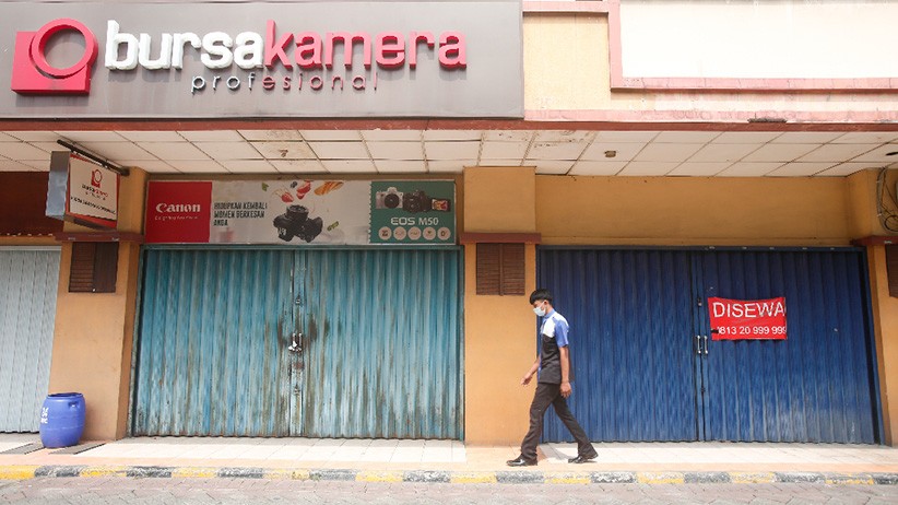 Suasana Sepi ITC Famawati, Tutup Selama PPKM Darurat - Bagian 1
