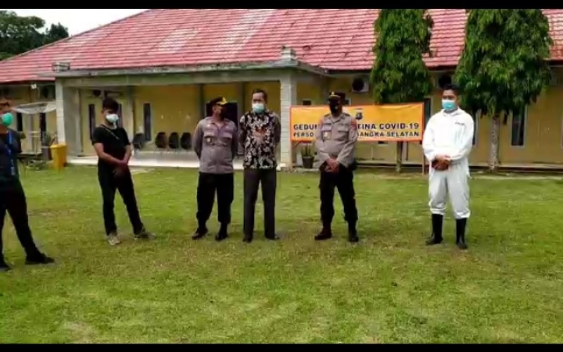 Polres Bangka Selatan Siapkan Tempat Isolasi Khusus Polisi Positif Covid-19 