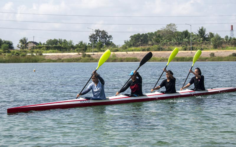  Persiapan PON XX Papua, Tim Dayung Sumsel Uji Tanding dengan DKI Jakarta - Bagian 4
