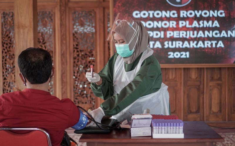Aksi Donor Plasma Konsvalesen di Solo Targetkan 100 Kantong Plasma - Bagian 1