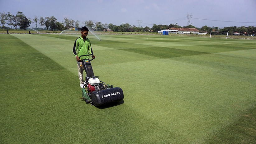Lapangan Sepak Bola Desa Purwodadi Berstandar FIFA, Ini Penampakan dari Udara - Bagian 2