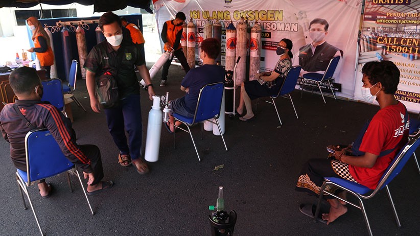 Isi Ulang Oksigen Gratis untuk Pasien Isoman di Surabaya  - Bagian 2