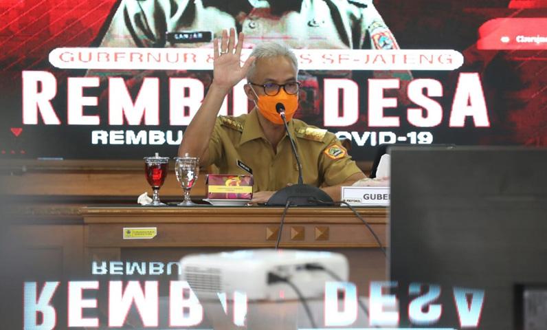 Kota Tak Mampu Tangkal Varian Delta, Ganjar Kobarkan Perlawanan Gerilya dari Desa