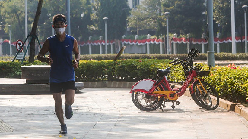 Libur Idul Adha Dimanfaatkan Warga Jakarta untuk Berolahraga - Bagian 3