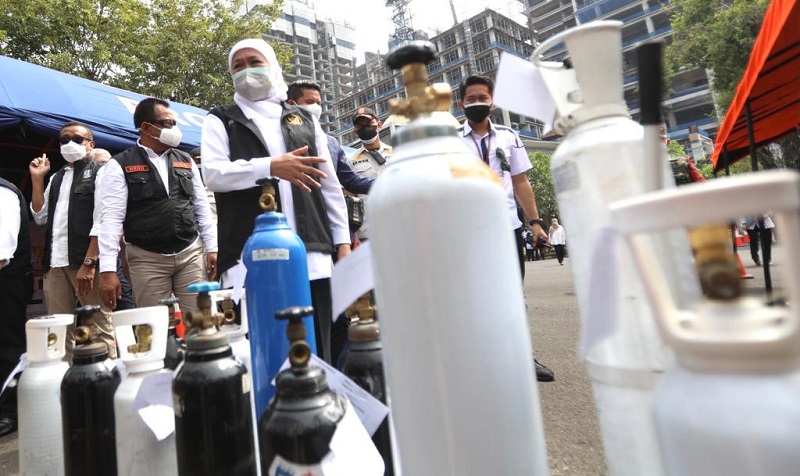 Kebutuhan Tinggi, Layanan Oksigen Gratis Dishub Jatim Capai 200 Meter Kubik per Hari 