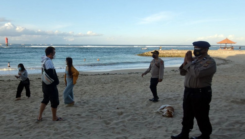 Seluruh Objek Wisata di Denpasar Termasuk Pantai Sanur Ditutup selama PPKM Darurat
