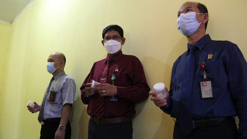 Hakim Pengadilan Dumai Ikuti Tes Narkoba - Bagian 1