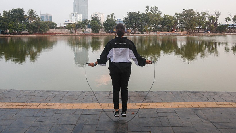 Olahraga di Pinggir Danau Sunter saat PPKM Darurat - Bagian 1